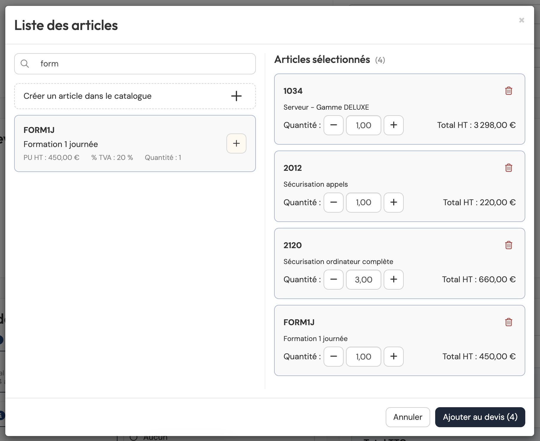 liste-articles-selection-catalogue-version-beta-devis-evoliz.png